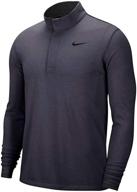 nike dri fit victory half zip black men's clothing and active logo