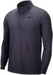 nike dri fit victory half zip black men's clothing and active logo