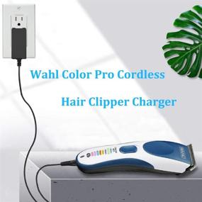 img 3 attached to Premium Replacement Charger for Wahl Color Pro Cordless Hair Clipper & Trimmer 9649 - AC Adapter for Wahl Clipper Power Cord