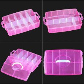 img 2 attached to Stackable Storage Container Compartments Non Toxic