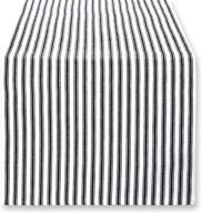 🏠 cackleberry home ticking stripe reversible food service equipment & supplies" - optimized product name: "cackleberry home reversible ticking stripe food service equipment & supplies логотип