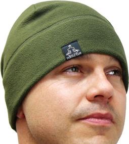 img 3 attached to Temple Tape Tactical Fleece Beanie Outdoor Recreation and Outdoor Clothing