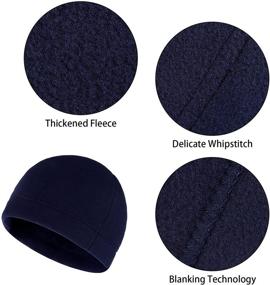 img 3 attached to URATOT 4 Pack Women's Winter Warm Set - Thickened Polar Fleece Gloves, Beanie Hat, Scarf, and Earmuff