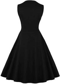 img 3 attached to 🎄 Christmas Cocktail Dresses for Women - Sleeveless Vintage Clothing by Killreal