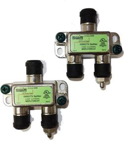 img 1 attached to 📡 Enhance Your Directv Signal: 2-Way Wide Band Splitter (2-Pack) - Guaranteed Compatibility