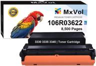 🖨️ mxvol xerox 3345 3335 3330 106r03622 toner cartridge replacement for phaser 3330/dni workcentre 3335/dni 3345/dni printer - high capacity, 8,500 pages (1-pack, black) logo