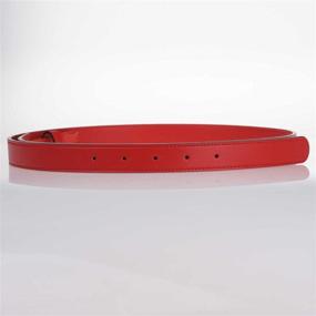 img 2 attached to Replacement Leather Strap Genuine 44Inch Men's Accessories in Belts