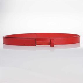 img 3 attached to Replacement Leather Strap Genuine 44Inch Men's Accessories in Belts