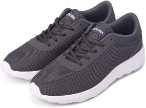 img 4 attached to JEESINA Lightweight Comfortable Sneakers Numeric_10