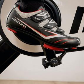 img 1 attached to 🚴 Venzo Women's Cycling Shoes - Compatible with Peloton, Shimano SPD & Look ARC Delta – Ideal for Indoor Road Racing and Exercise Bikes