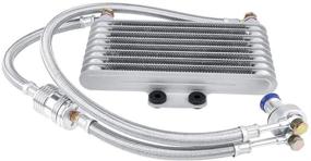 img 4 attached to 🔥 Efficient Cooling for Honda CB CG Engines: Motorcycle Engine Oil Cooler Kit - 125ml Aluminum Cooling Radiator System