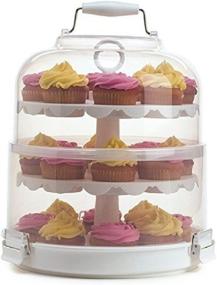 img 2 attached to 🧁 PL8 Cupcake Carrier & Display: Convenient and Elegant Cupcake Storage Solution - PL8 5200