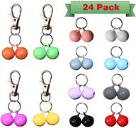 🔔 rypet cat collar bells (24 pack): loudest & strongest dog collar bells for pet cat and dog necklace collar training logo