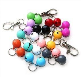 img 2 attached to 🔔 Rypet Cat Collar Bells (24 Pack): Loudest & Strongest Dog Collar Bells for Pet Cat and Dog Necklace Collar Training