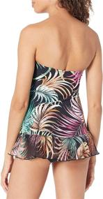img 2 attached to 👙 Gottex Bandeau Swimdress Swimsuit - Women's Clothing Profile
