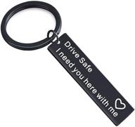 💖 valentines keychain for men - boyfriend & husband birthday accessory in keyrings & keychains logo