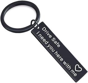 img 4 attached to 💖 Valentines Keychain for Men - Boyfriend & Husband Birthday Accessory in Keyrings & Keychains