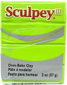 img 3 attached to Sculpey III Oven Bake Clay 2 Ounce Glow Set - Translucent, Glow in The Dark, White, Yellow, Granny Smith Green - Variety Pack for Exciting Crafts and Art Projects