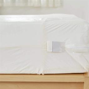 img 1 attached to 🛏️ Bargoose Zippered Mattress Cover - Waterproof Vinyl Bed Protector for Twin Beds with 9" Deep Pocket - Guards Against Bed Bugs, Liquids, and More - Premium Box Spring Encasement with Brushed Silk Finish