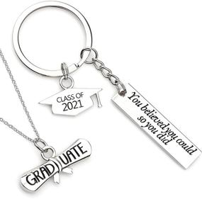 img 4 attached to Graduation Gifts Senior Keychain Grads