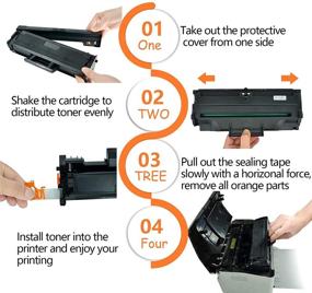 img 1 attached to 🖨️ KCMYTONER Compatible Samsung MLT-D115L 115L Toner Cartridge Replacement High Yield - for SL-M2620/2620DN/2820DW/2820/2830ND M2670N/2670FN/2870FW/2870FD/2880FW Printer (Black, 2-Pack)