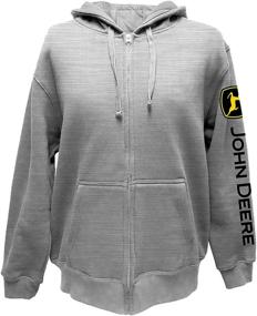 img 1 attached to John Deere Full Fleece Sweatshirt Navy Xl Men's Clothing