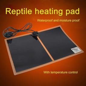 img 3 attached to 🌡️ LCD Digital Thermometer Reptile Terrarium Heat Pad – Adjustable Power Under Tank Heater Mat for Pets, Small Animals, Seedling (MQ 5-20W)