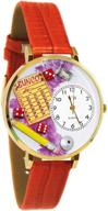 whimsical watches unisex g0430010 leather logo