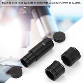 img 1 attached to 🔍 Optimal 0.5× C-Mount Lens Adapter Set for Microscopes – Compatible with 23.2mm and 30mm/23.2mm/30.5mm CCD Cameras and Digital Eyepieces