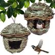 hand woven teardrop eco friendly roosting hut birds logo