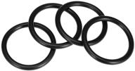 🔧 pack of 4 bumper fender quick release fasteners with o-rings and rubber bands logo