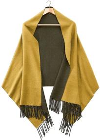 img 1 attached to 🧣 Warm Up with Women's Winter Oversized Cashmere Scarves – Essential Accessories for Trendy Women