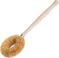 🌿 premium redecker 11-inch coconut fiber dish brush with untreated beechwood handle: sustainable and sturdy cleaning tool логотип