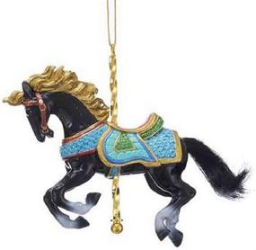 img 1 attached to Carousel Christmas Hanging Figurine Ornament