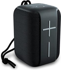 img 4 attached to Soundnova N6: 10W+ Bass Bluetooth Speaker - Small, Portable, and IP65 Waterproof with 12h Playtime - Ideal for Outdoor Activities, Shower, Camping, and Beach - Supports TF Card/U Disk - Mini Wireless Speaker