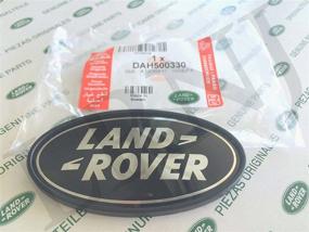 img 1 attached to 🏷️ New Genuine Parts DAG500160 + DAH500330 Land Rover Oval Badges in Black on Silver