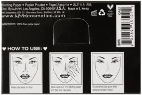 img 2 attached to 🧻 NYX Matte Blotting Paper - Professional Makeup