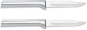 img 4 attached to Набор из 2 ножей для чистки овощей Rada Cutlery с алюминиевыми ручками