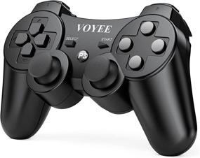 img 3 attached to 🎮 Upgraded VOYEE Wireless Controller for Playstation 3 PS3, with Joystick Enhancements/Rechargeable Battery/Motion Control/Double Shock (Black)