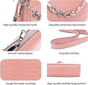 img 2 attached to Leather Wristlet Crossbody Handbag Shoulder Women's Handbags & Wallets