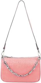 img 4 attached to Leather Wristlet Crossbody Handbag Shoulder Women's Handbags & Wallets