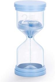 img 4 attached to 2 Minute Sand Timer Hourglass: Small Plastic Sand Clock for Kids, Home, Brushing Teeth, Kitchen