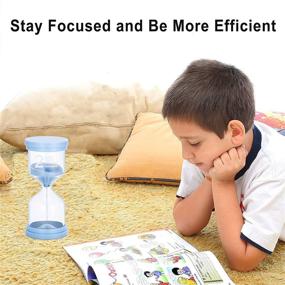 img 2 attached to 2 Minute Sand Timer Hourglass: Small Plastic Sand Clock for Kids, Home, Brushing Teeth, Kitchen