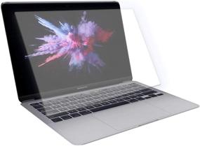 img 4 attached to Закаленное стекло Keanboll для защиты экрана MacBook Pro 13 2020-2016 и MacBook Air 13 2020-2018 - A2338 M1 A2289 A2251 A2159 A1706 A1708 A2179 A1932 [Без пузырей] [Без волн] [Сокращает следы пальцев] [Устойчиво к царапинам]