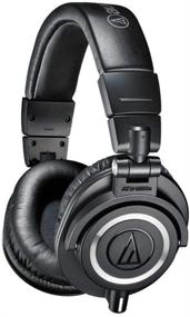 img 3 attached to Audio-Technica ATH-M50x Professional Monitor Headphones + Slappa Full-Sized HardBody PRO Headphone Case Bundle