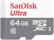 📷 sandisk ultra lite microsdxc 64gb: high-speed 100mb/s performance (sdsqunr-064g-gn3mn) logo