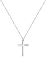 glimmerst sideways necklace stainless christian logo