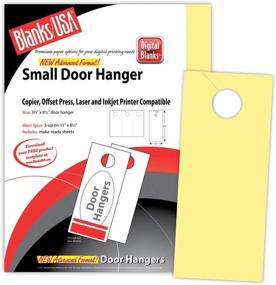 img 1 attached to 🚪 150 Pack of Digital Door Hangers - 3.67" x 8.5" Size