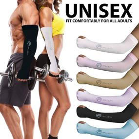 img 3 attached to Protection Compression Arm Sleeves Activities Sports & Fitness