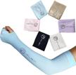 protection compression arm sleeves activities sports & fitness logo